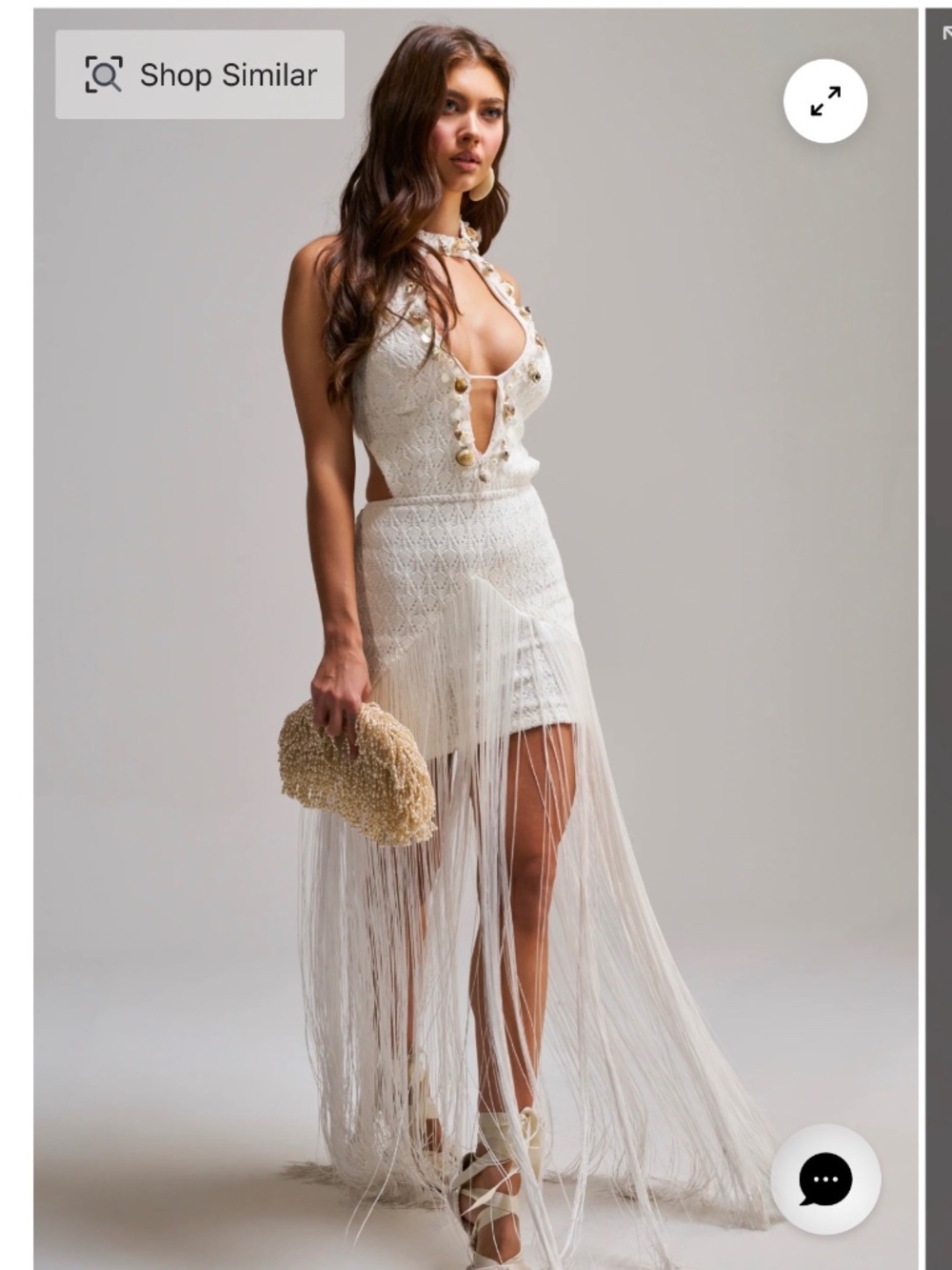 AKIRA SIREN EYES EMBELLISHED MAXI DRESS Size XLXL